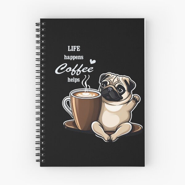 Item preview, Life happens Coffee helps - für Kaffeeliebhaber designed and sold by beDiceDesigns.