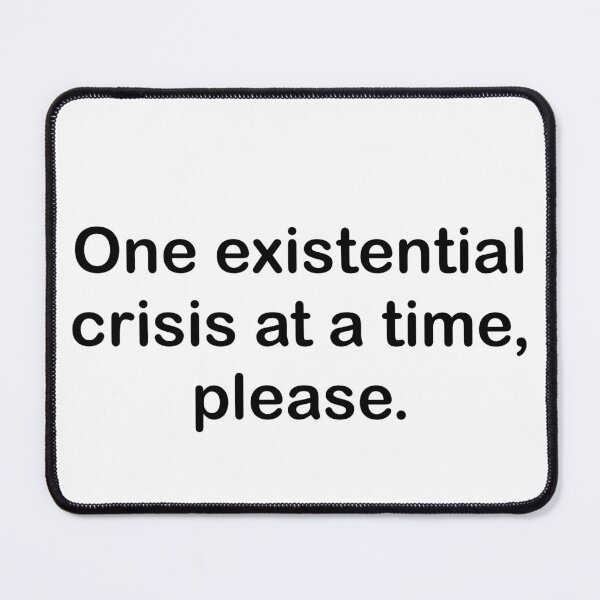 Item preview, Existential crisis (transparent) designed and sold by supraliminal.
