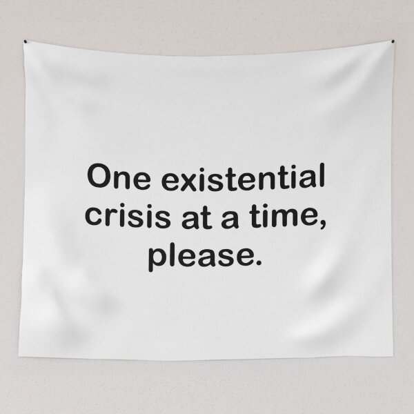 Item preview, Existential crisis (transparent) designed and sold by supraliminal.