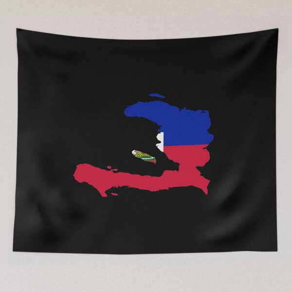 Item preview, Haiti Map designed and sold by feether-store.