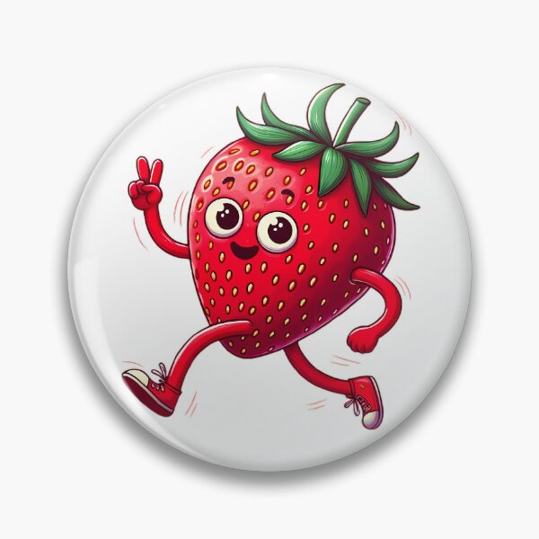 Item preview, Dancing Food: dancing strawberry designed and sold by CreativeSparkzz.