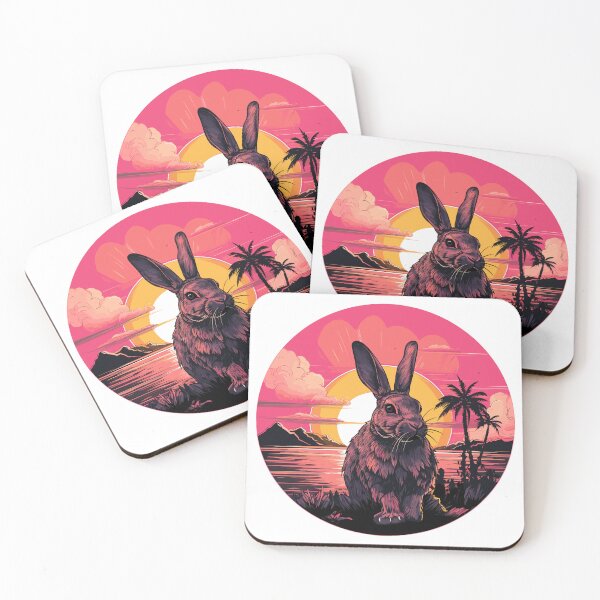 Item preview, Sunset Rabbit  designed and sold by pinkbunny-shop.