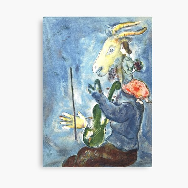 Item preview, Marc chagall artwork marc chagall paintings goat the violoniste designed and sold by Amy-Hamilton.