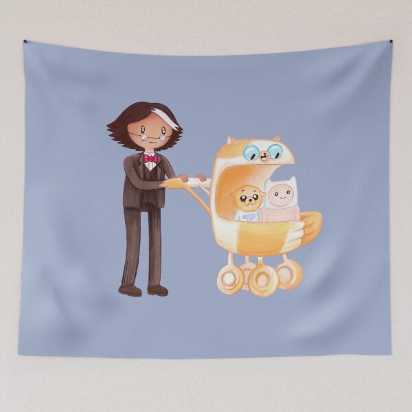 Item preview, Baby world: Simon, Cake, Finn and Jake -  Adventure Time / Fionna and Cake fan art designed and sold by Lavinia Knight.