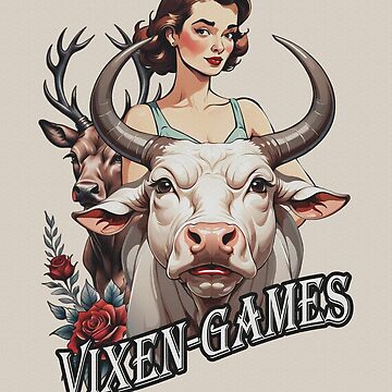 Artwork thumbnail, Vixen Games wife with big bull and stag  by Vixen-Games