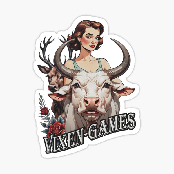Item preview, Vixen Games wife with big bull and stag  designed and sold by Vixen-Games.
