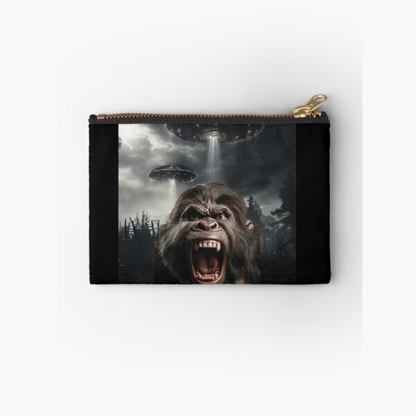Item preview, Gorilla Selfie with UFOs designed and sold by Master-Print.