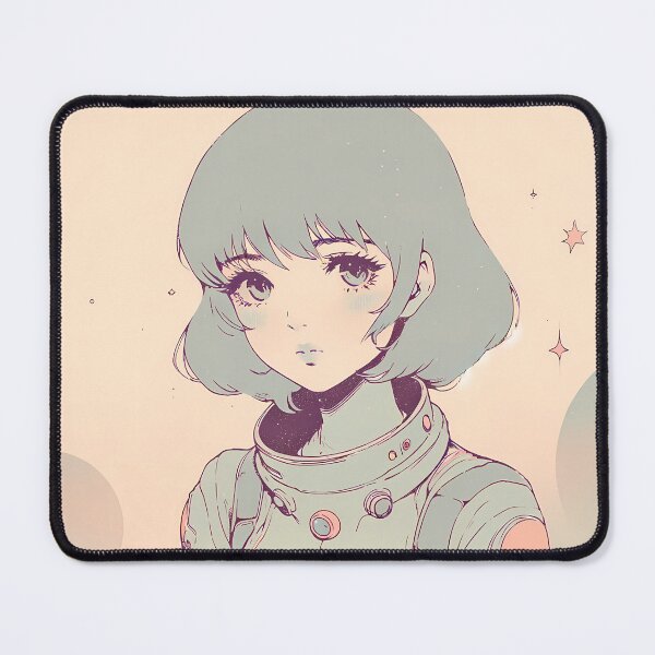 Item preview, Space Girl Portrait / Pastel/ Colored Sketch/ 90's Anime Style  designed and sold by DelMoore93.