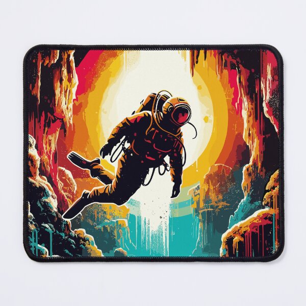 Item preview, Retro Vintage Cave Diving  designed and sold by TomFrontierArt.