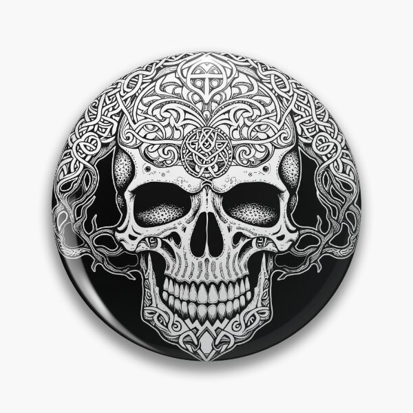 Artikelvorschau, Walhalla Celtic Skulls Spirituelle Mythologie entworfen und verkauft von PugD.