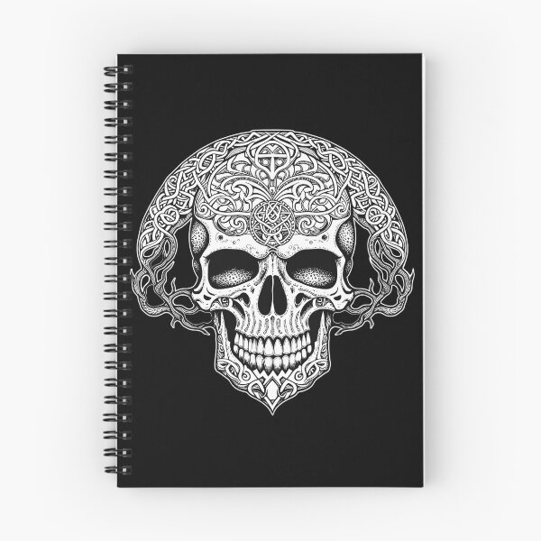 Artikelvorschau, Walhalla Celtic Skulls Spirituelle Mythologie entworfen und verkauft von PugD.