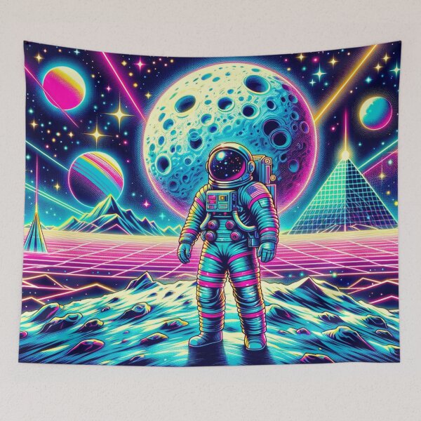 Item preview, Astronauta de onda sintética designed and sold by Zestpond.