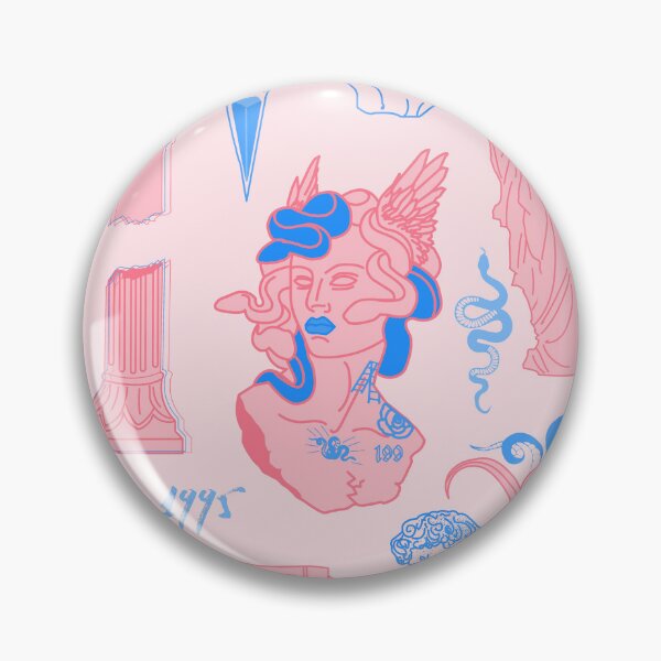 Item preview, medusa ancient greece aesthetic pink designed and sold by Gossip Rag.
