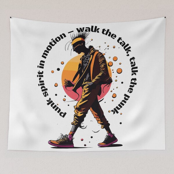 Item preview, Punk spirit in motion – walk the talk, talk the punk designed and sold by Concept-Hub.