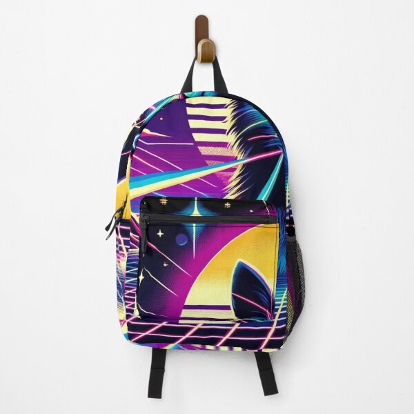 Item preview, Synthwave Laser Space Cat designed and sold by Zestpond.