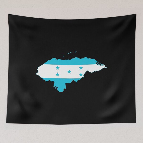 Item preview, Honduras Flag Map designed and sold by feether-store.