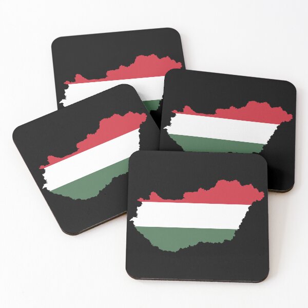 Item preview, Flag Map of Hungary designed and sold by feether-store.