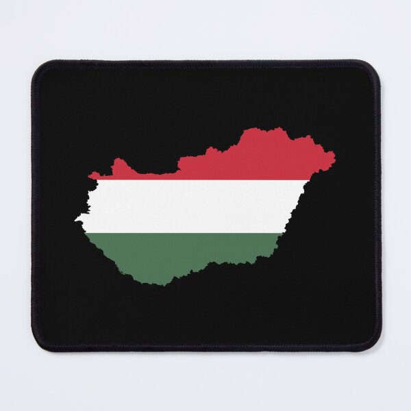 Item preview, Flag Map of Hungary designed and sold by feether-store.