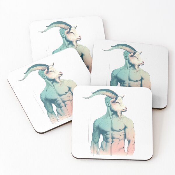 Item preview, Handsome Goat- Man / Aesthetic / Pagan/ Portrait  designed and sold by DelMoore93.