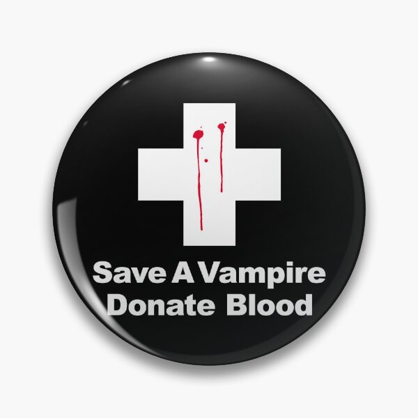 Item preview, Save a vampire donate blood. Funny phrase for Blood Donor Month designed and sold by artworkathome.