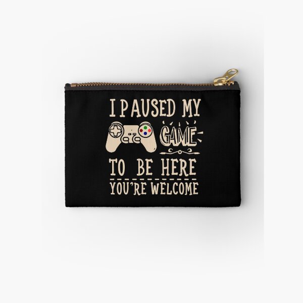 Item preview, I paused my game to be here Sarcastic designed and sold by philosofull.