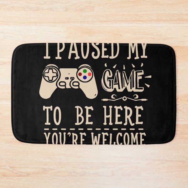 Item preview, I paused my game to be here Sarcastic designed and sold by philosofull.