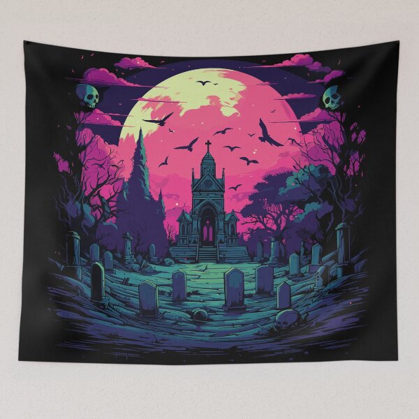 Item preview, Graveyard Moon designed and sold by UrbanChillz.