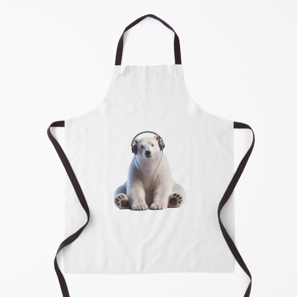 Item preview, Polar bear listening to music designed and sold by Ingridpd.