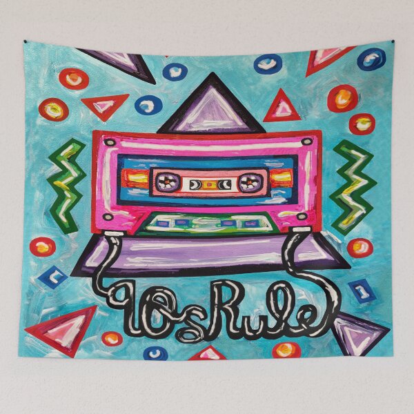 Item preview, 90s Rule Nostalgia Rewind Tape designed and sold by Deborah Camp.