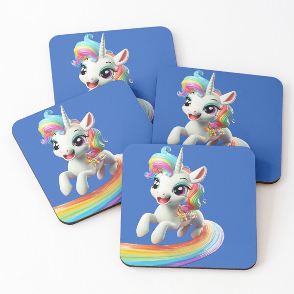 Item preview, A pretty little unicorn going down a slide designed and sold by Fantasyplus.
