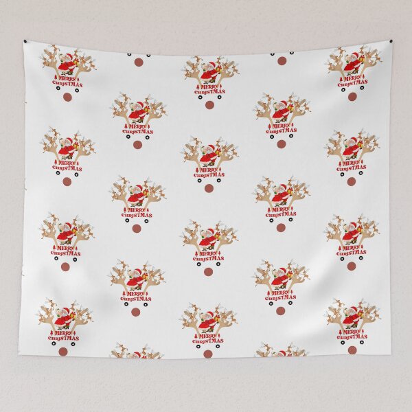 Item preview, Copy of Copy of Copy of Christmas Season- Colorful bright Christmas greeting, Santa Claus  designed and sold by Modern-Tropical.