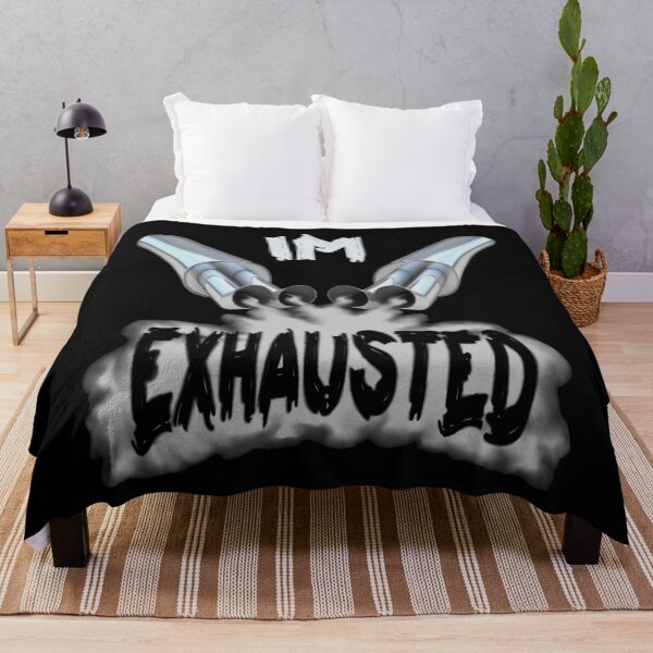 Item preview, I'm exhausted (car exhaust) design designed and sold by J-KAP.