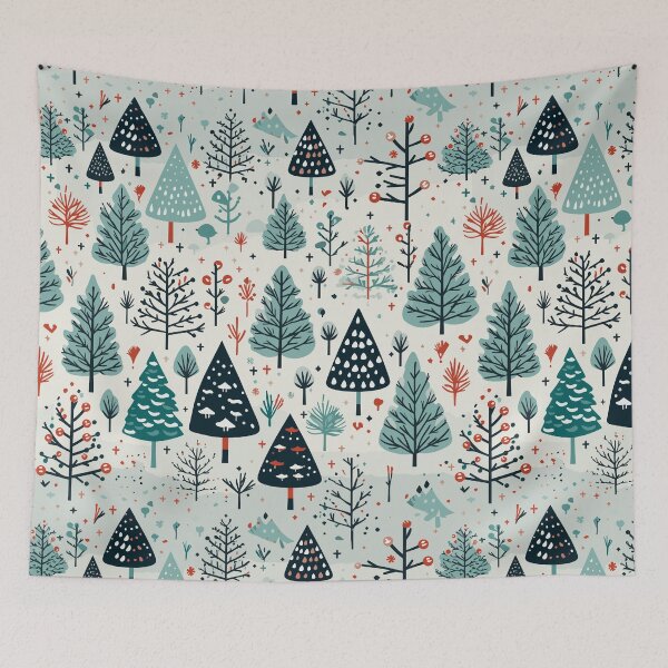 Item preview, Snowy Pines Christmas Pattern designed and sold by SBD-Shop.