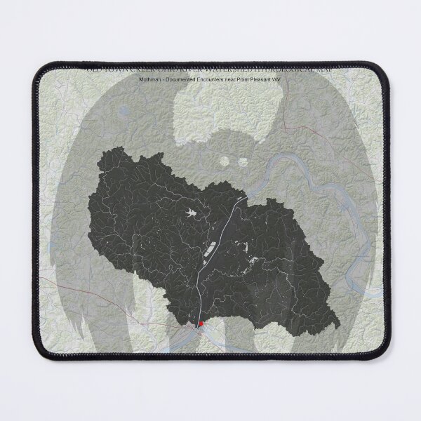 Item preview, Old Town Creek Watershed Hydrological Mothman designed and sold by Crypto Tography.