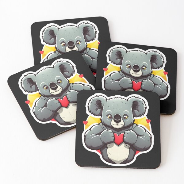 Item preview, koala  holding a heart designed and sold by aminz4.
