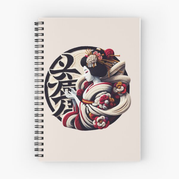 Item preview, Felt Geisha Illustration with Japanese Background designed and sold by GALUMARKET.