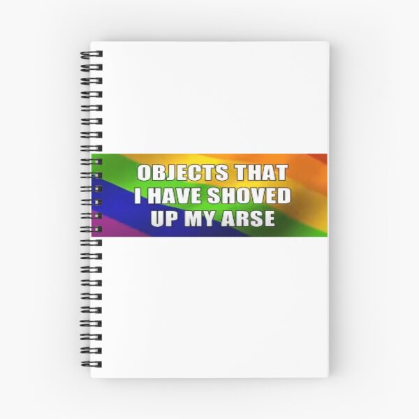 Item preview, Objects That I Have Shoved Up My Arse Bumper Sticker designed and sold by casserolestan.