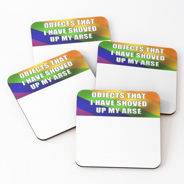 Item preview, Objects That I Have Shoved Up My Arse Bumper Sticker designed and sold by casserolestan.