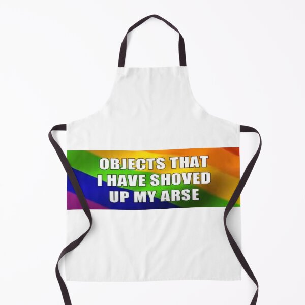 Item preview, Objects That I Have Shoved Up My Arse Bumper Sticker designed and sold by casserolestan.