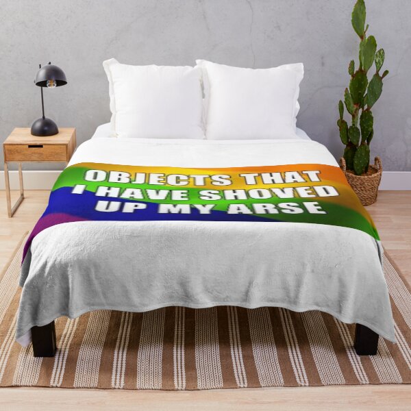 Item preview, Objects That I Have Shoved Up My Arse Bumper Sticker designed and sold by casserolestan.