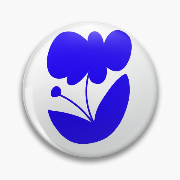 Item preview, Blue abstract flower designed and sold by delostantos.