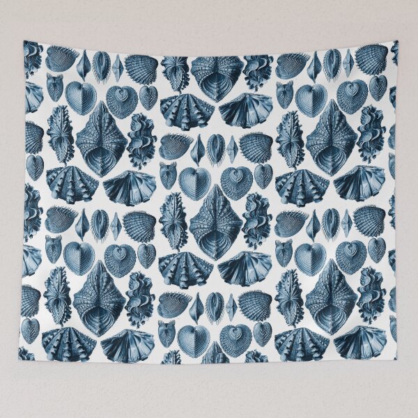 Item preview, Ernst Haeckel Acephala Mollusc Blue designed and sold by aimeewilson.