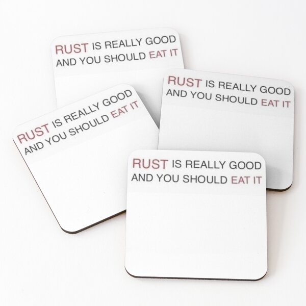 Item preview, Rust Is Really Good Bumper Sticker designed and sold by casserolestan.