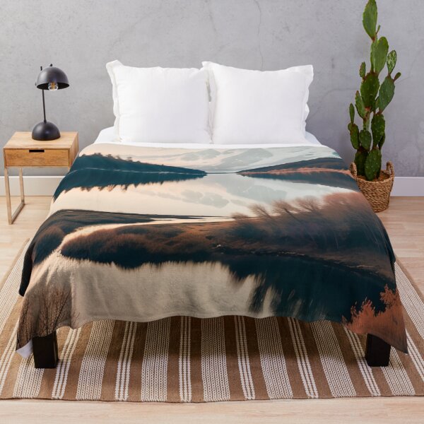 Item preview, Nature Wilderness Outdoors Fall Colors Autumn Foliage Mountain Lake designed and sold by LEILA ART SPACE.