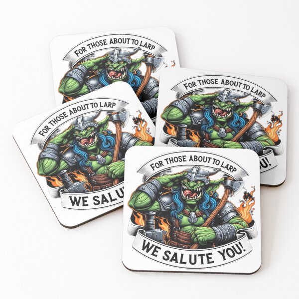 Item preview, For those about to larp we salute you goblin designed and sold by TwistedTG.