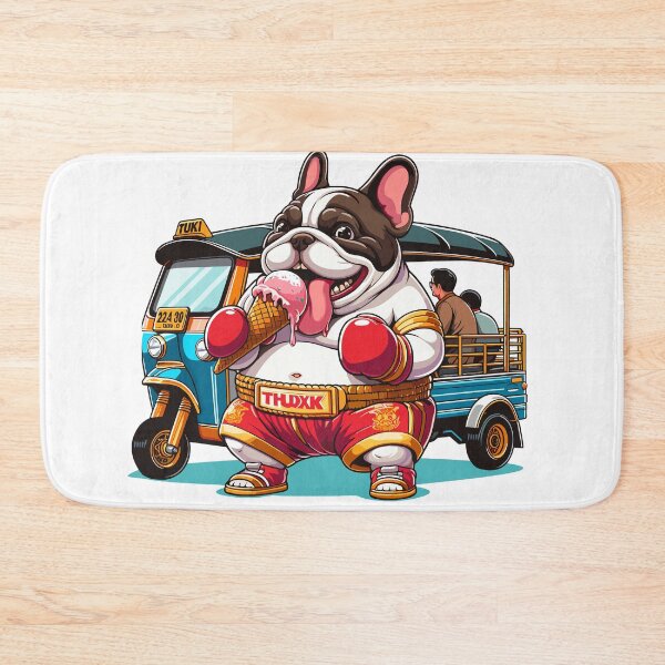 Item preview, Papa bull dog loves to travel Thailand designed and sold by olopaw.