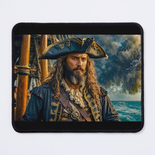 Item preview, 1,000 Piece Puzzle Challange ~ Pirates, Pirate Ships, Treasure, Tall Ships. Wall Art&Metal Art For Home Decorating, Desk&Mouse Pads, Pillows, Totes, Clock, Comforter, Blanket, Bath Mat designed and sold by MoreEZUSA-Here.