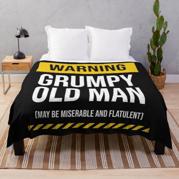 Item preview, Warning Grumpy Old Man designed and sold by kjanedesigns.