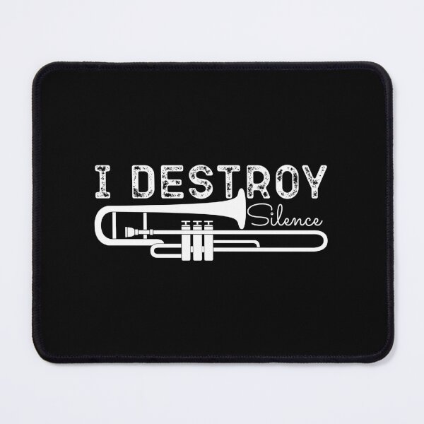 Item preview, Funny Trombone Player Gift- I Destroy Silence-Tromboni designed and sold by belladesign7.