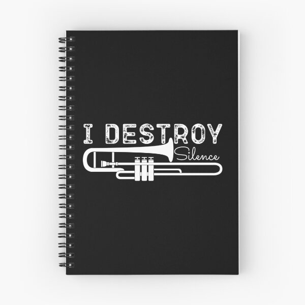 Item preview, Funny Trombone Player Gift- I Destroy Silence-Tromboni designed and sold by belladesign7.